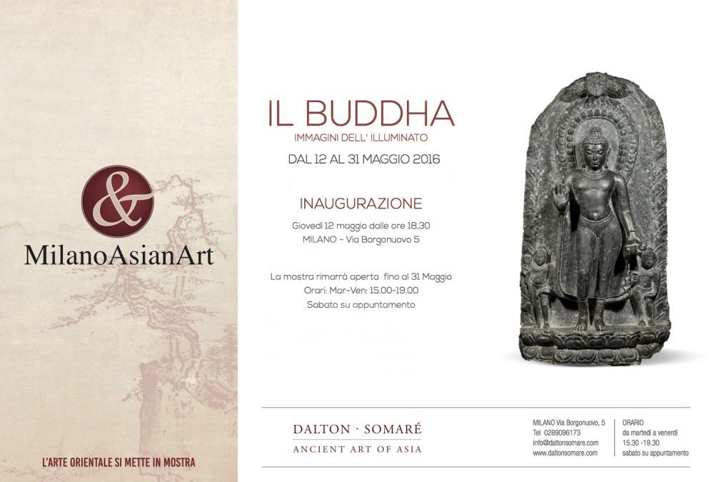 Invito Milano Asia Week - Il Budda Immagini dell'Illuminato - sculture in pietra e bronzo