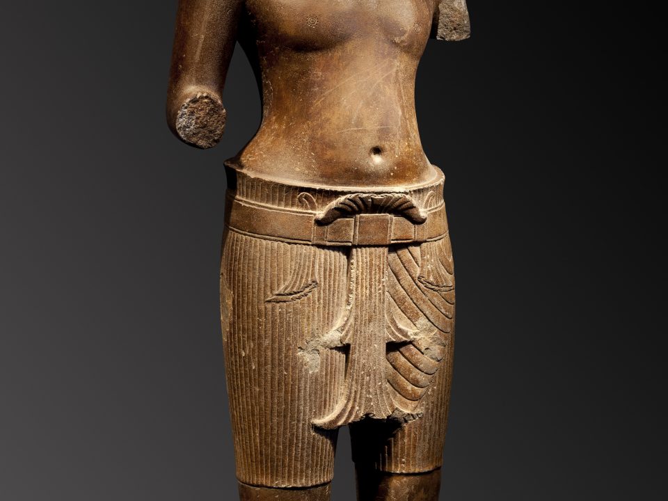 Male Deity Cambodia Bakheng, 10th cent. 84 cm