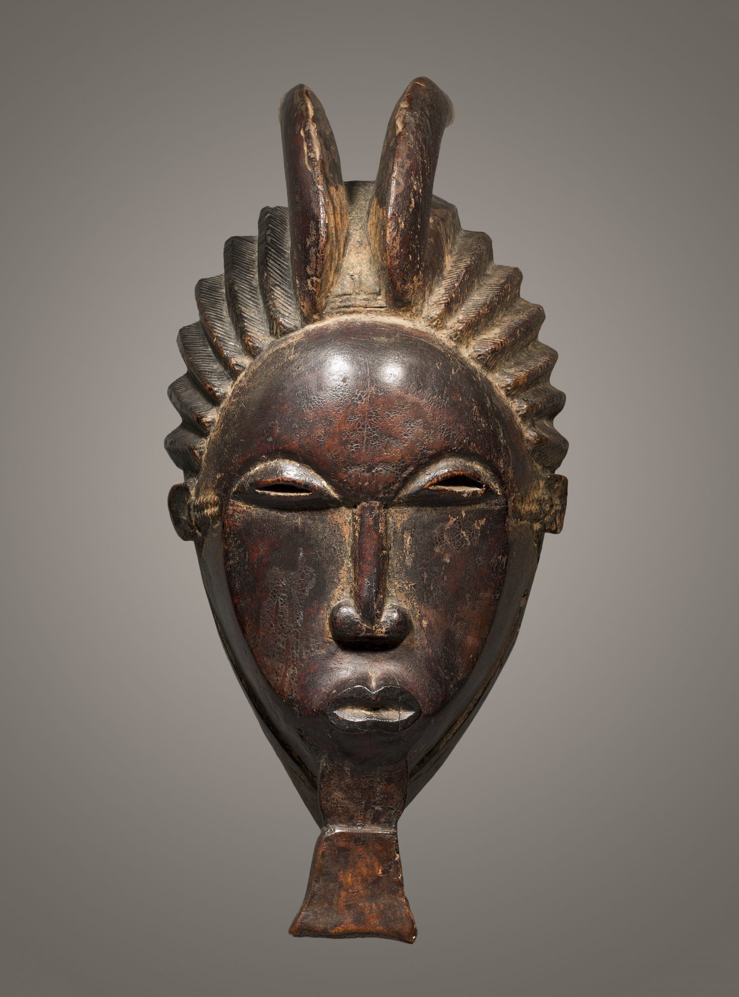 Mask, Baule Ndoma, Wood 31 cm