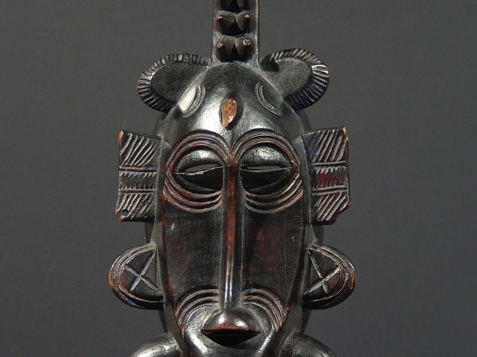 Mask, Senoufo, Ivory Coast, Wood, 32cm