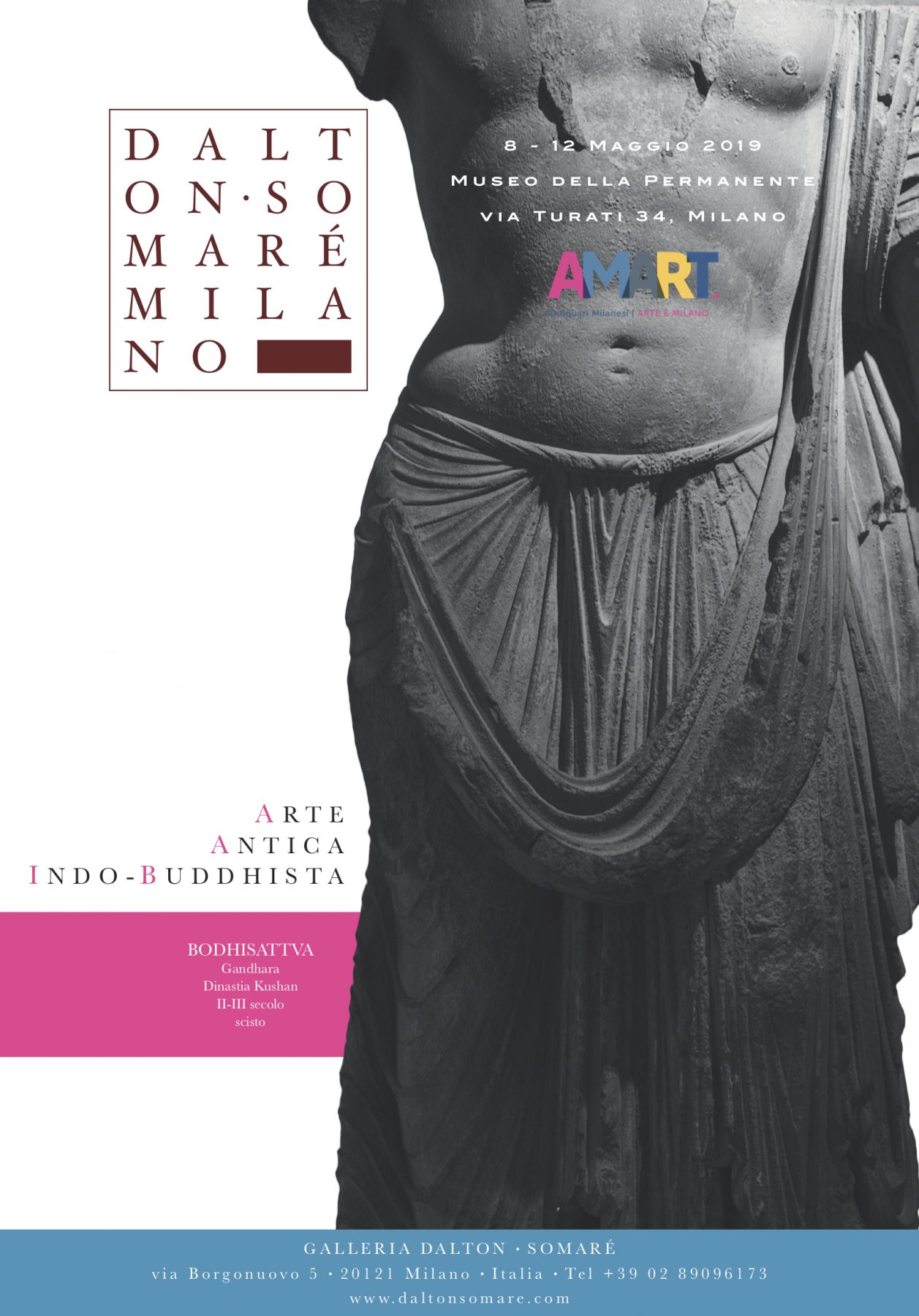 Invito Amart Milano Dalton Somare Arte Orientale Antica 2019